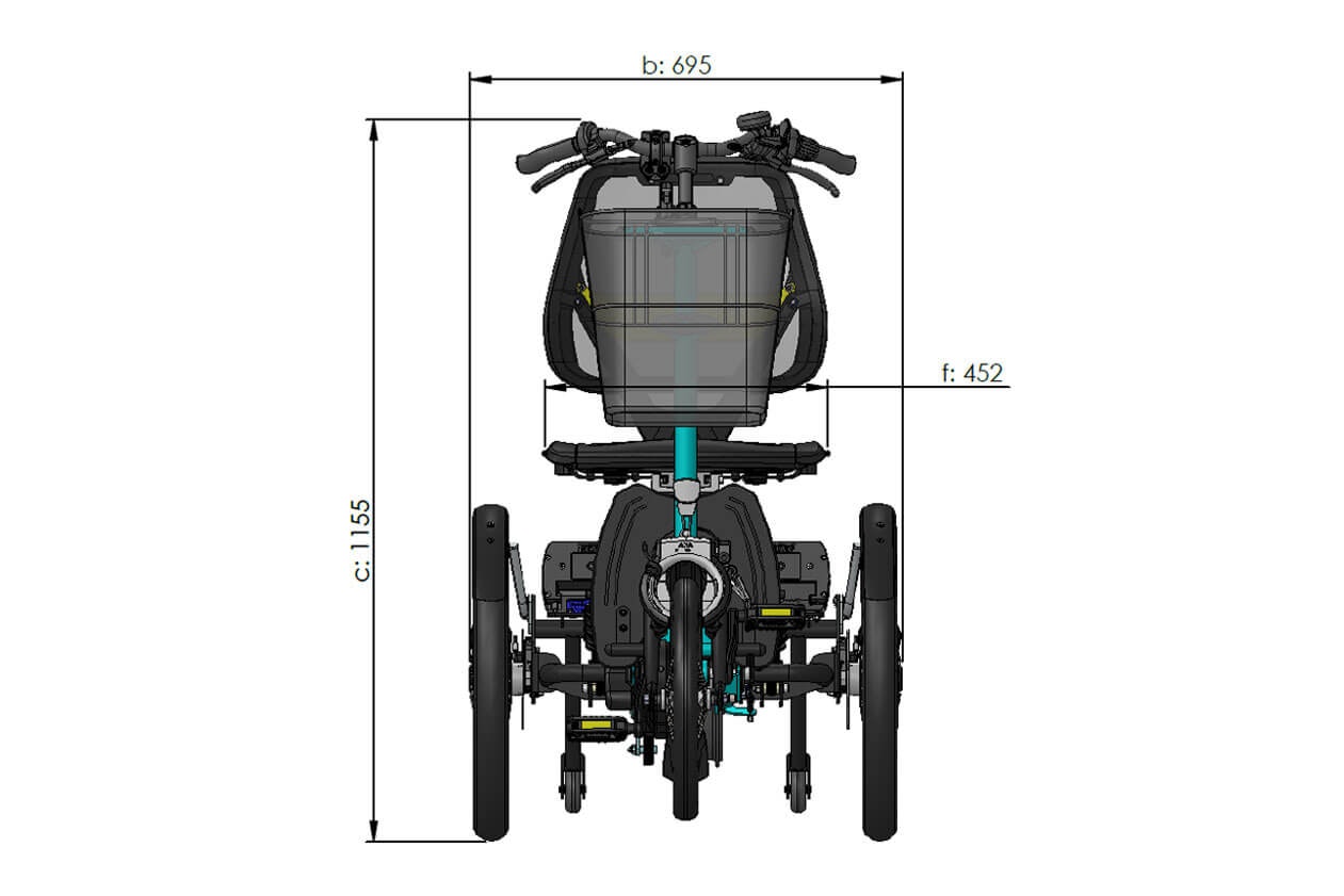 Measurements Easy Go front